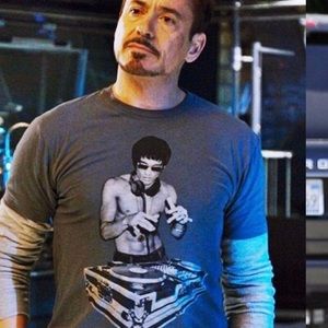 Tony Stark, Bruce Lee- DJ Dragon T-shirt